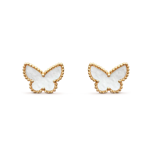 [Eterna Jewels]スウィートバタフライ MOPイヤースタッド