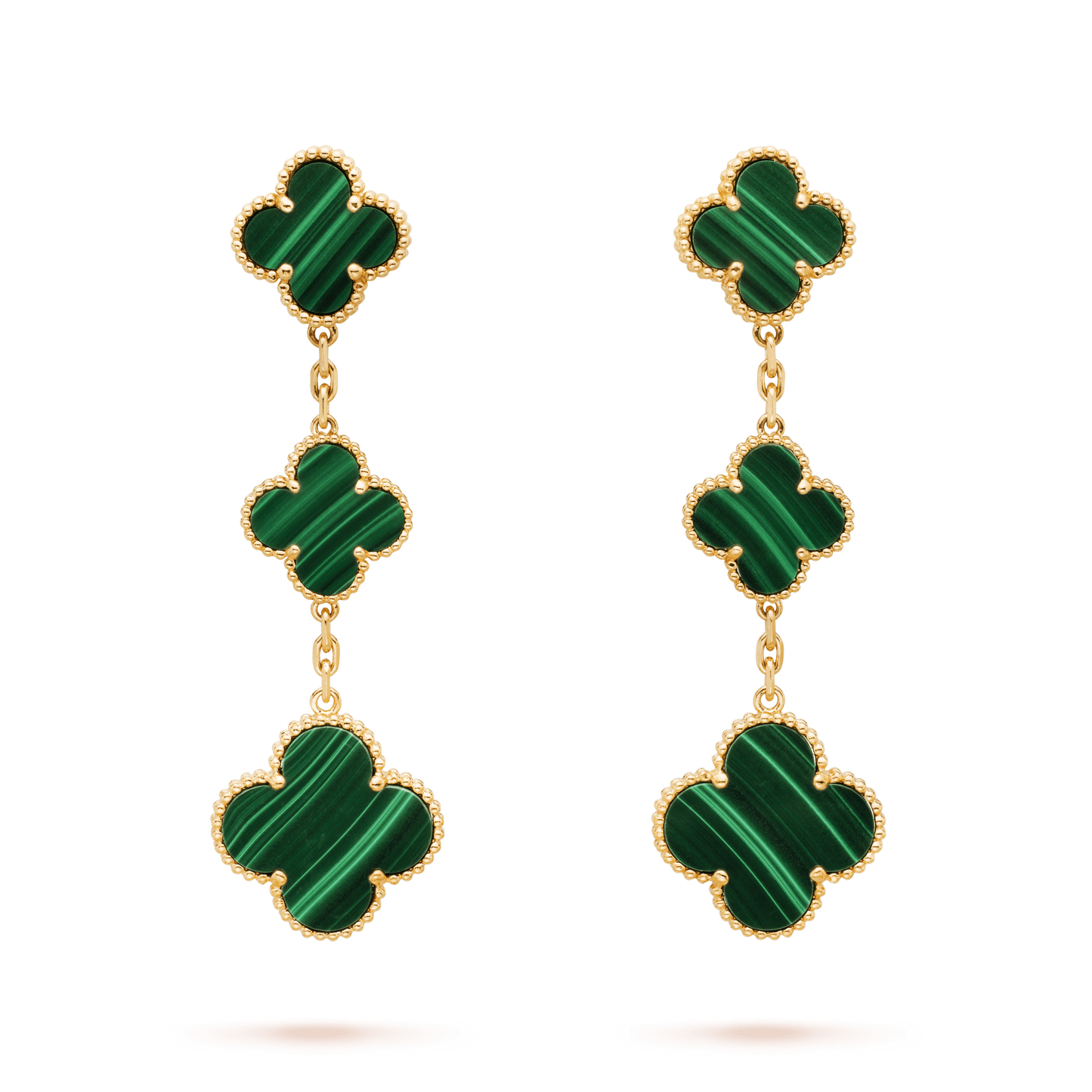 [Eterna Jewels]KLEE MALACHIT 3 MOTIVE GOLD