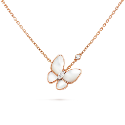 [Eterna Jewels]SCHMETTERLING MOP DIAMANT HALSKETTE