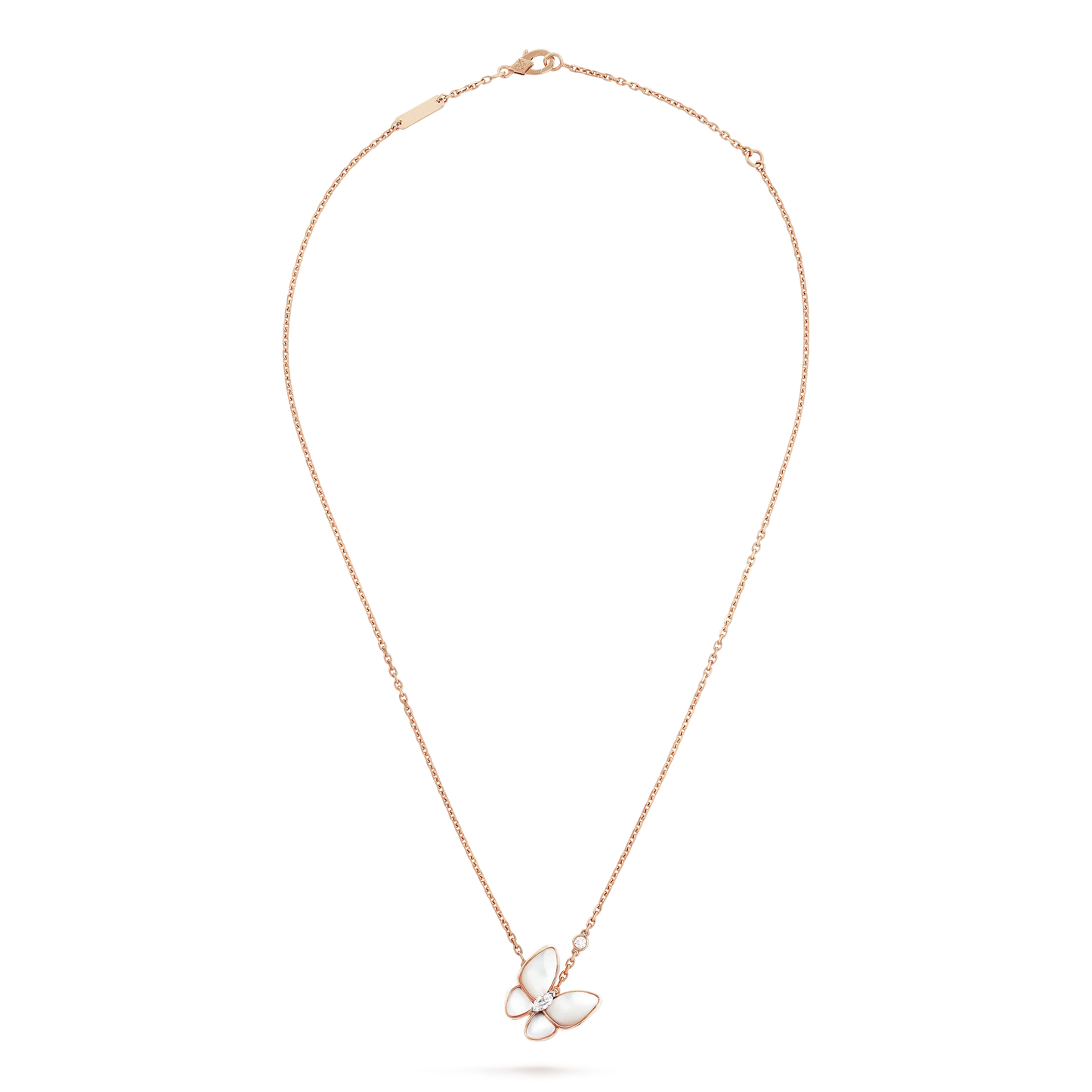 [Eterna Jewels]SCHMETTERLING MOP DIAMANT HALSKETTE