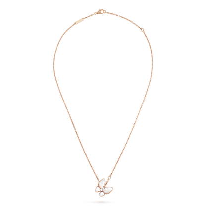 [Eterna Jewels]SCHMETTERLING MOP DIAMANT HALSKETTE