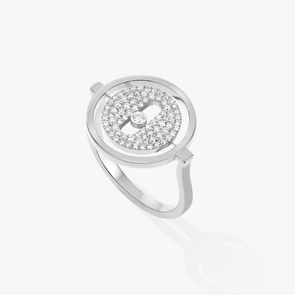[Eterna Jewels]LUCKY MOVE PAVED SILBER DIAMANTENRING