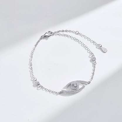 [Eterna Jewels]Armband mit Pave-Diamanten Lucky Eye