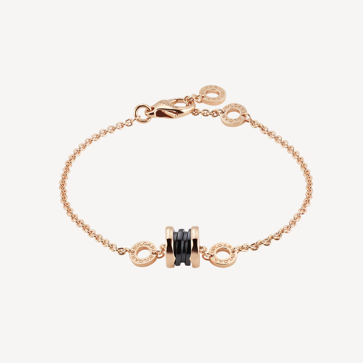 [Eterna Jewels] ZERO 1 SOFT ROSÉGOLD UND SCHWARZES KERAMIK-ARMBAND