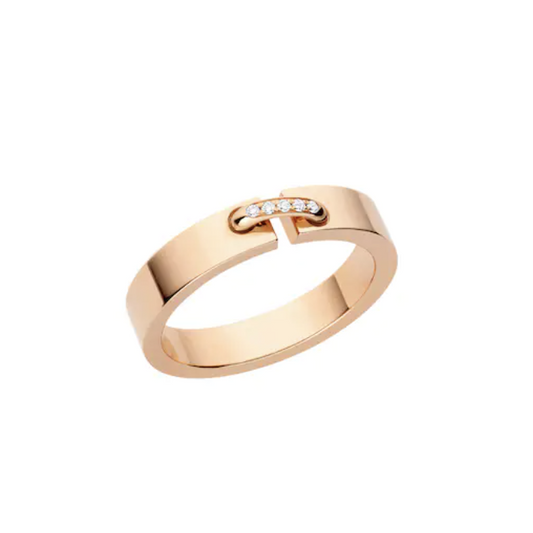 [Eterna Jewels]アリアンス リアン ヴィデンス ダイヤモンド 4MM リング