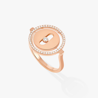 [Eterna Jewels]LUCKY MOVE RING AUS ROSÉGOLD MIT DIAMANTEN