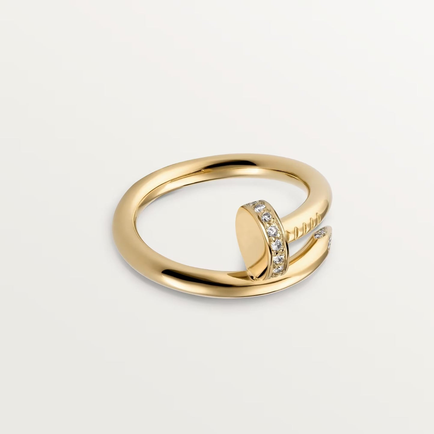 [Eterna Jewels]JUSTE RING 2.6MM HALF DIAMOND
