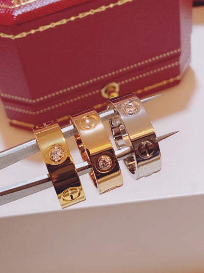 [Eterna Jewels]Dreifach-Diamantring