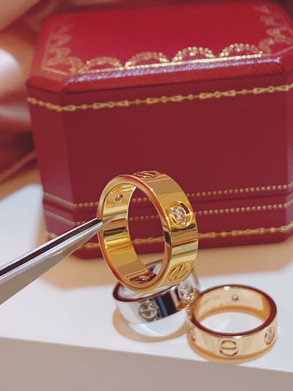 [Eterna Jewels]Dreifach-Diamantring