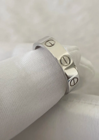 [Eterna Jewels]LOVE RING 4MM 1 DIAMANT SILBER