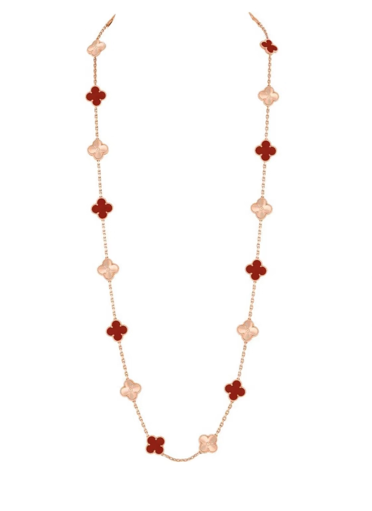 [Eterna Jewels]KLEE 20 MOTIVE LASER-KARNEOL-HALSKETTE