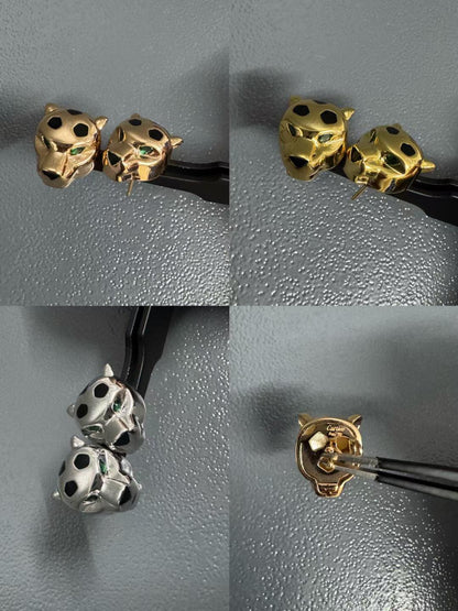 [Eterna Jewels]CHRRTAH-PRINT-OHRSTECKER, DREI FARBEN