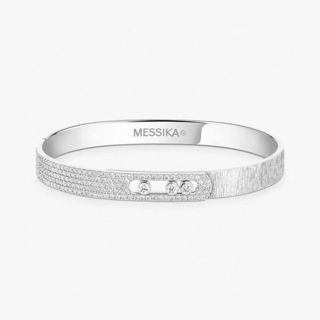[Eterna Jewels]2026 BRANDNEUES MATTIERTES ARMBAND MIT DIAMANTEN DREI FARBEN
