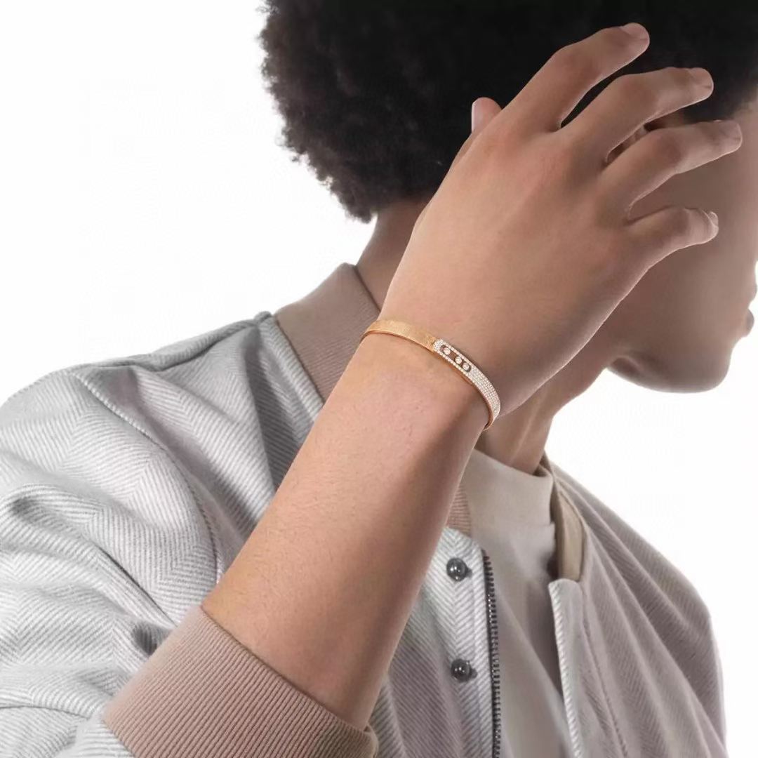[Eterna Jewels]2026 BRANDNEUES MATTIERTES ARMBAND MIT DIAMANTEN DREI FARBEN