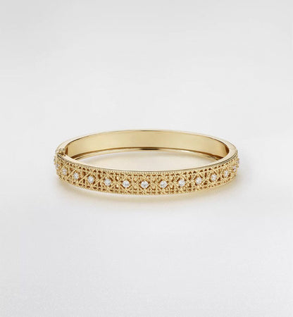 [Eterna Jewels]2026 GEFLOCHTENES ARMBAND-SET MIT VOLLSTÄNDIGER DIAMANTEINLAGE DREIFARBIG