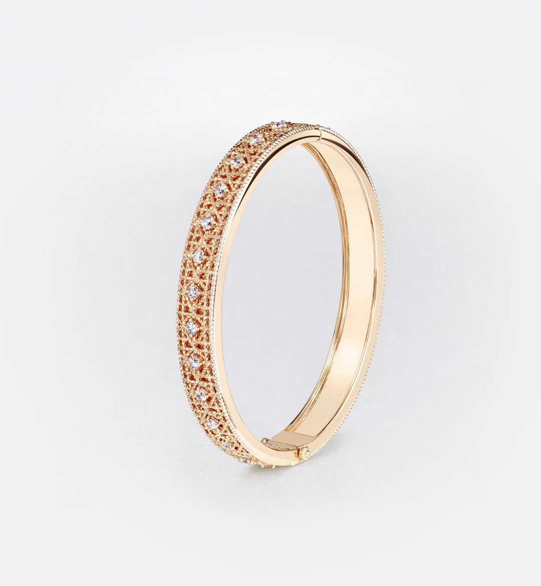 [Eterna Jewels]2026 GEFLOCHTENES ARMBAND-SET MIT VOLLSTÄNDIGER DIAMANTEINLAGE DREIFARBIG