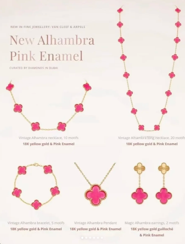 [Loco ] 26 NEW PINK BUBBLE ENAMEL SET
