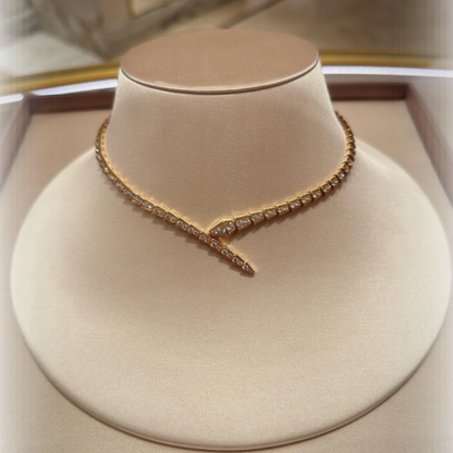 [Eterna Jewels]NEU！SERPENT DIAMOND HALSKETTE