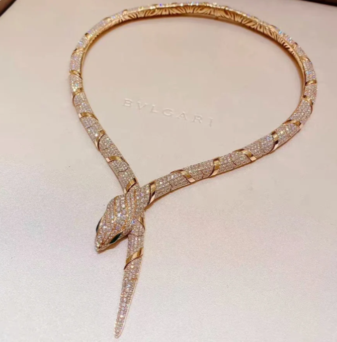 [Eterna Jewels]HAUTE COUTURE GOLD SERPENTI-HALSKETTE