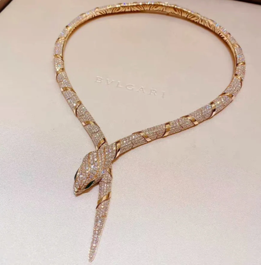 [Eterna Jewels]HAUTE COUTURE GOLD SERPENTI-HALSKETTE