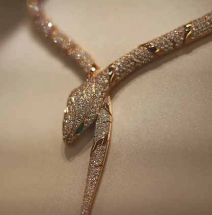 [Eterna Jewels]HAUTE COUTURE GOLD SERPENTI-HALSKETTE