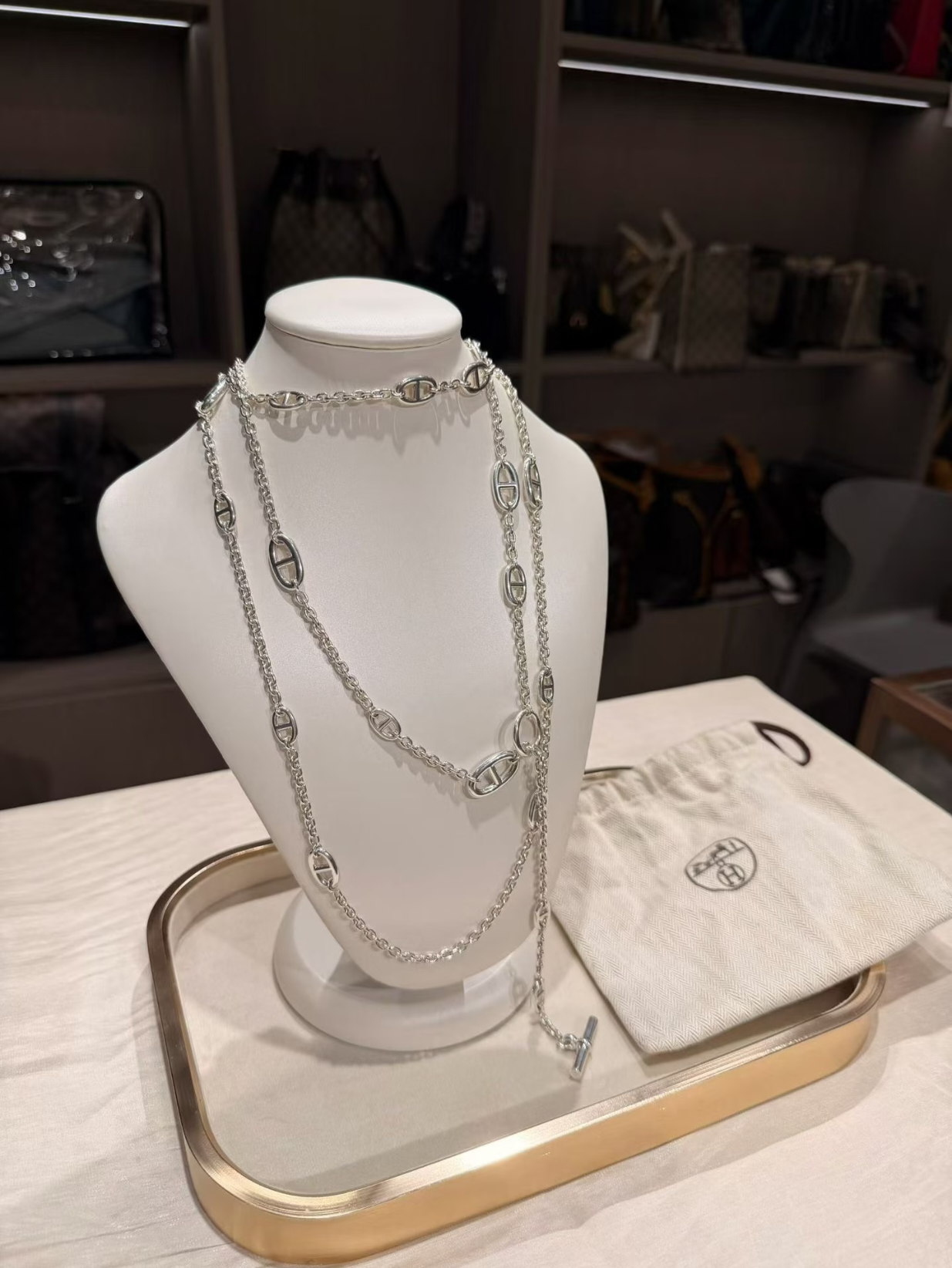 [Eterna Jewels] クラシックシルバー セーターチェーン