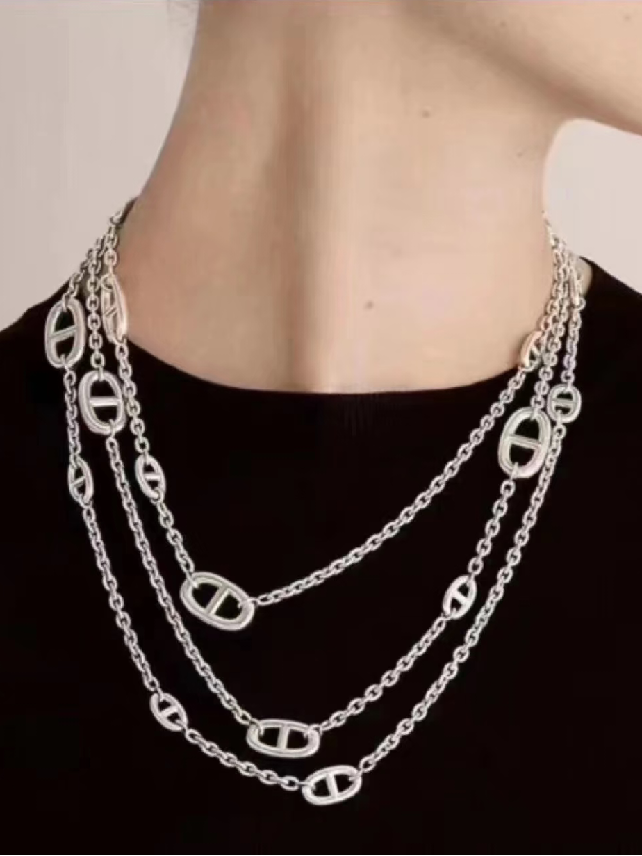 [Eterna Jewels] クラシックシルバー セーターチェーン