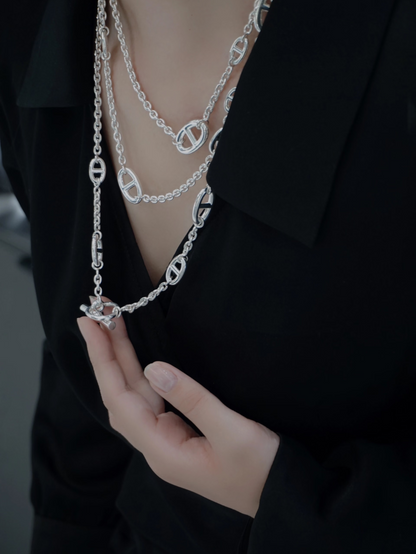[Eterna Jewels] クラシックシルバー セーターチェーン