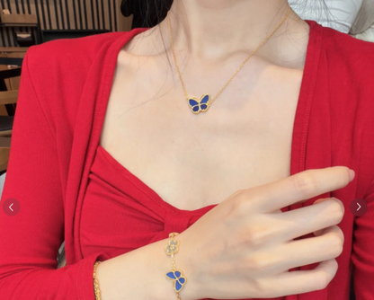 [Eterna Jewels]2026 NEUE SCHMETTERLINGSBLAUE HALSKEТТЕ