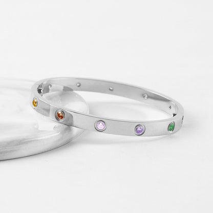 [Eterna Jewels] 2026 NEUES 6.1MM FARBIGES EDELSTEINARMBAND