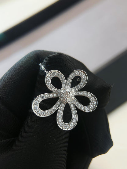 [Eterna Jewels]KLEEBRETT-MINI-ANHÄNGER 9,5 MM MIT DIAMANTEN