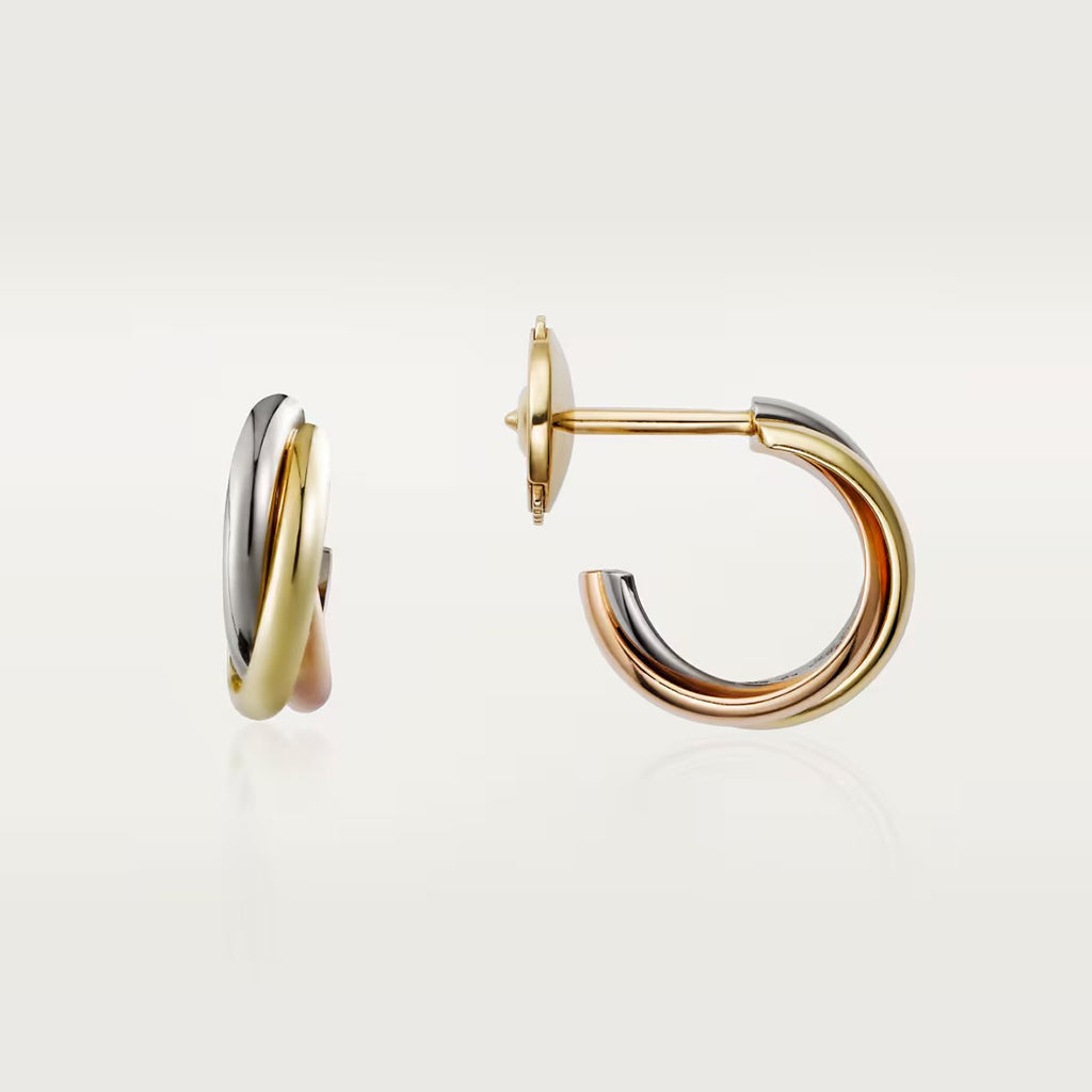 [Eterna Jewels]TRINITY ON DIAMOND MINI EARRINGS