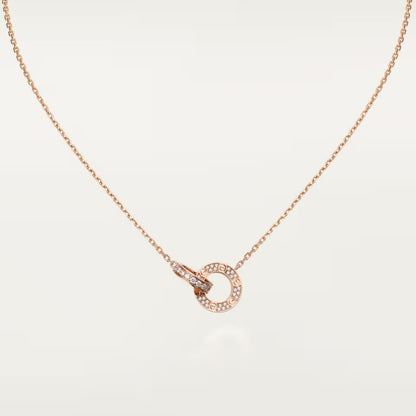 [Eterna Jewels]LOVE  FULL DIAMOND PENDANT NECKLACE