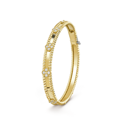 [Eterna Jewels]KLEEBUTT-ARMBAND 4MM DIAMANTEN