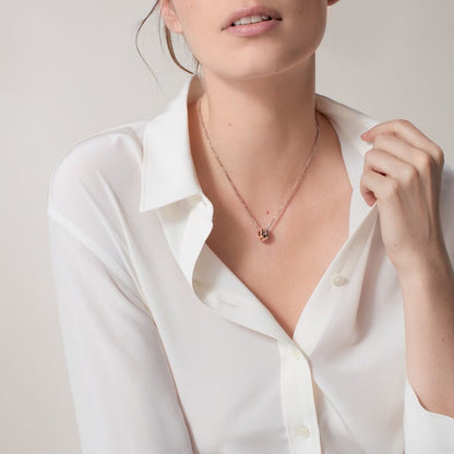 [Eterna Jewels]LOVE 6 DIAMOND PENDANT NECKLACE
