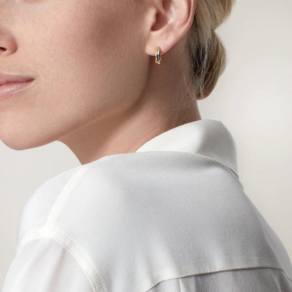 [Eterna Jewels]TRINITY ON DIAMOND MINI EARRINGS