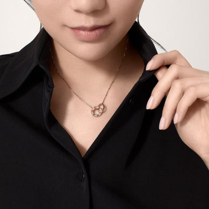 [Eterna Jewels]LOVE  FULL DIAMOND PENDANT NECKLACE