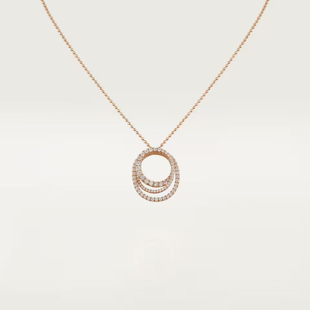 [Eterna Jewels]ETINCELLE  FULL DIAMOND NECKLACE