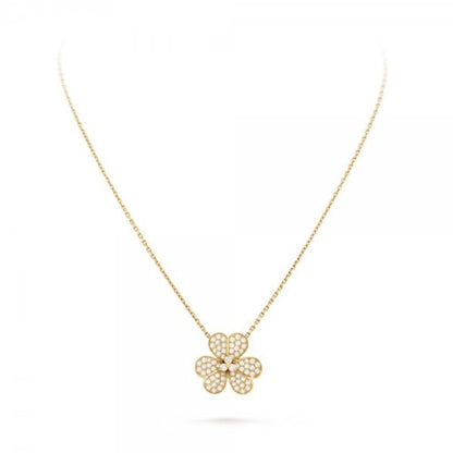 [Eterna Jewels]BLUMEN-DIAMANT-HALSKETTE
