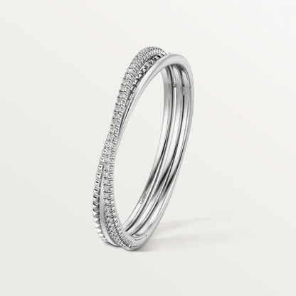[Eterna Jewels]ETINCELLE HALF-PAVED DIAMOND BRACELET