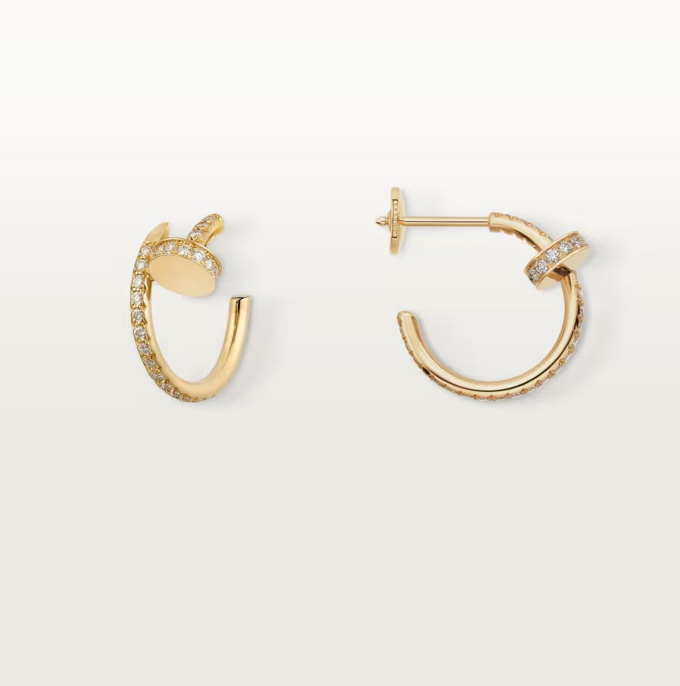 [Eterna Jewels]JUSTE FULL DIAMOND SMALL EARRINGS