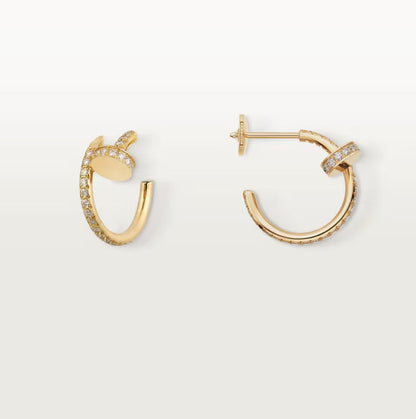[Eterna Jewels]JUSTE FULL DIAMOND SMALL EARRINGS