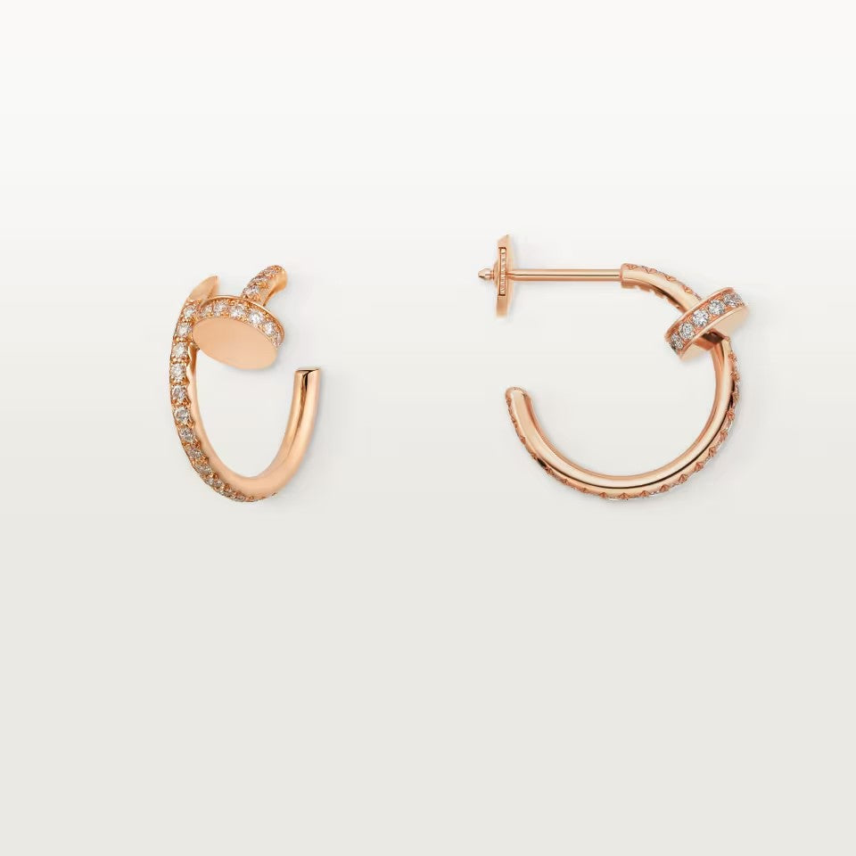 [Eterna Jewels]JUSTE FULL DIAMOND SMALL EARRINGS