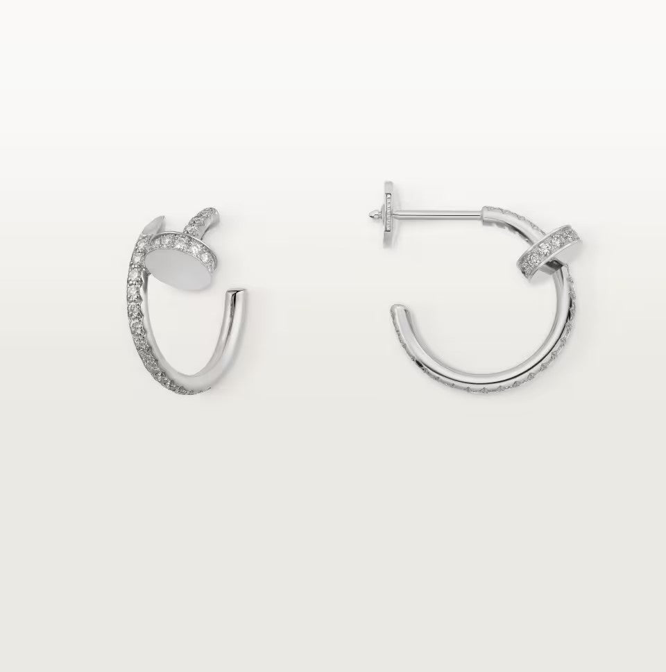 [Eterna Jewels]JUSTE FULL DIAMOND SMALL EARRINGS