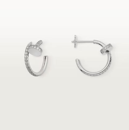[Eterna Jewels]JUSTE FULL DIAMOND SMALL EARRINGS