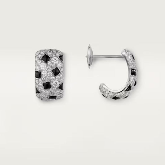 [Eterna Jewels]PANTHERE MINI FULL DIAMOND EARRINGS