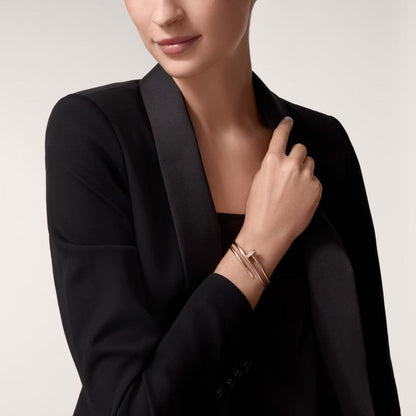 [Eterna Jewels]JUSTE BRACELET 3.5MM DOUBLE ROW DIAMOND
