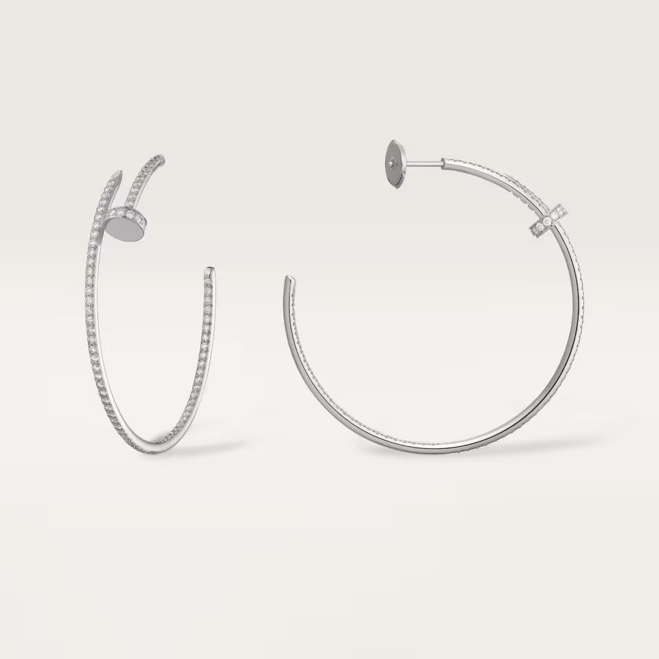[Eterna Jewels]JUSTE FULL DIAMOND LARGE EARRINGS