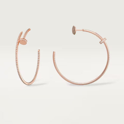 [Eterna Jewels]JUSTE FULL DIAMOND LARGE EARRINGS