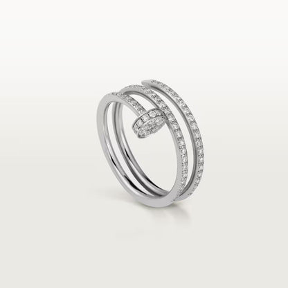 [Eterna Jewels]JUSTE RING 4.8MM FULL DIAMOND